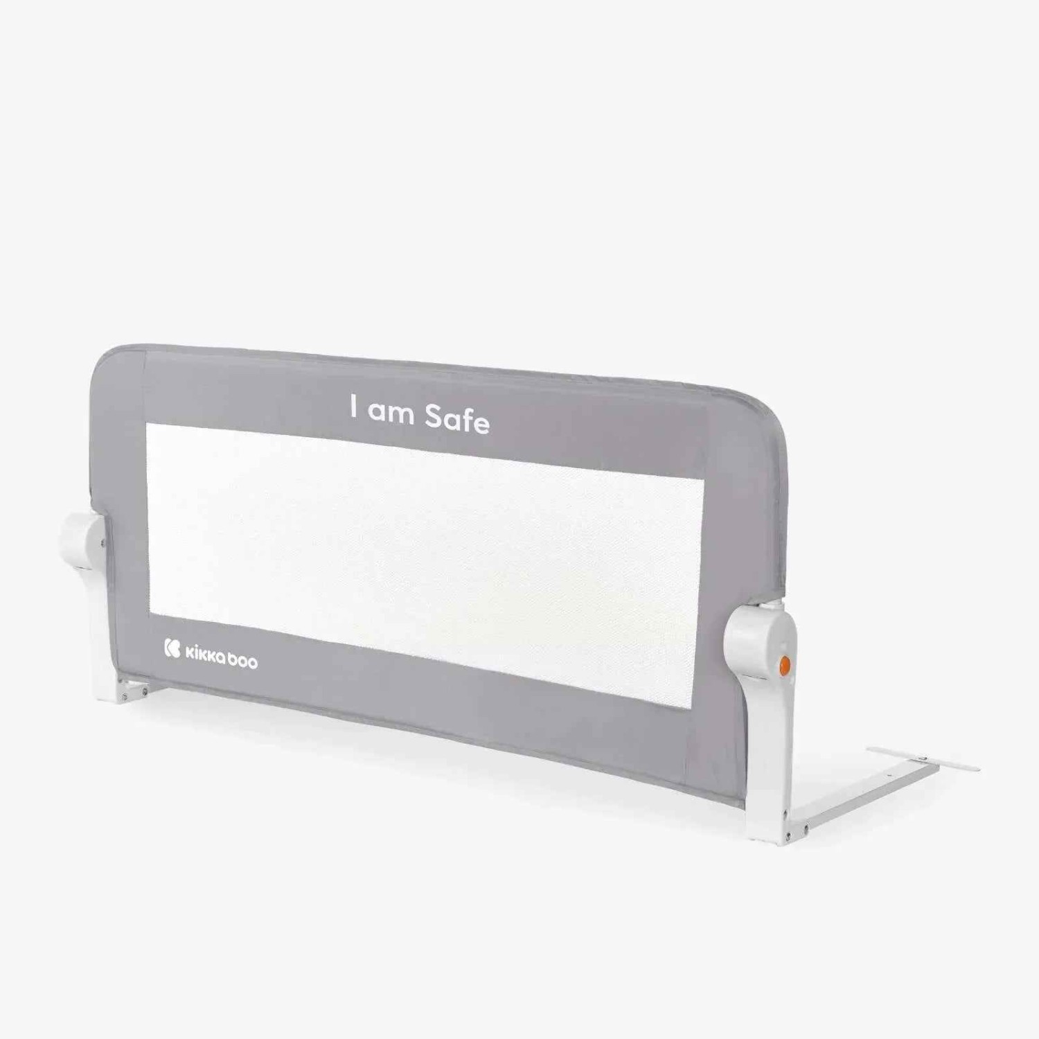 KikkaBoo® zaštitna ograda za krevet I am Safe 102cm Grey KikkaBoo® zaštitna ograda za krevet I am Safe 102cm Grey