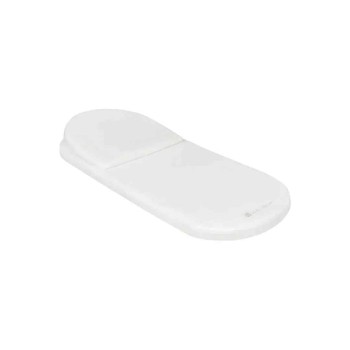 KikkaBoo® madrac za košaru za bebe s jastukom Airknit White 80 × 35 cm