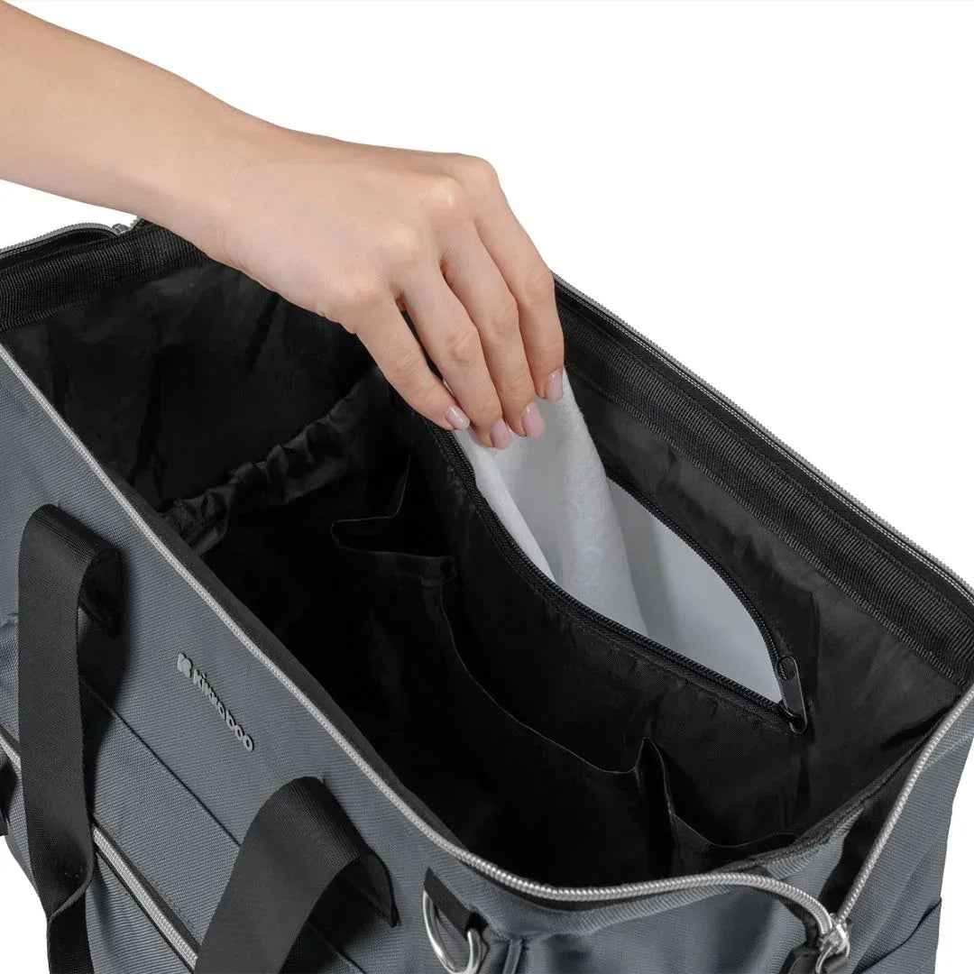 KikkaBoo® torba za previjanje Maxi Grey NEW 2025 KikkaBoo® torba za previjanje Maxi Grey NEW 2025