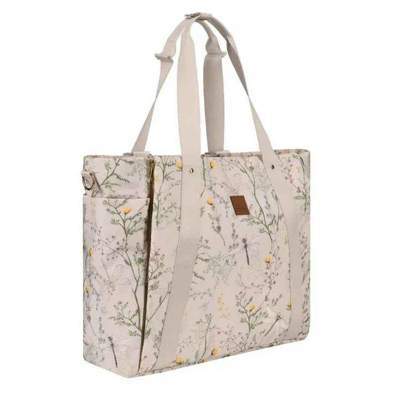 KikkaBoo® Previjalna torba Florence Secret Garden Beige KikkaBoo® Previjalna torba Florence Secret Garden Beige