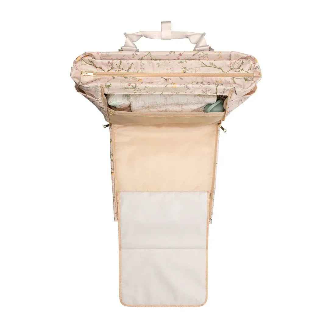 KikkaBoo® Previjalna torba Florence Secret Garden Beige KikkaBoo® Previjalna torba Florence Secret Garden Beige