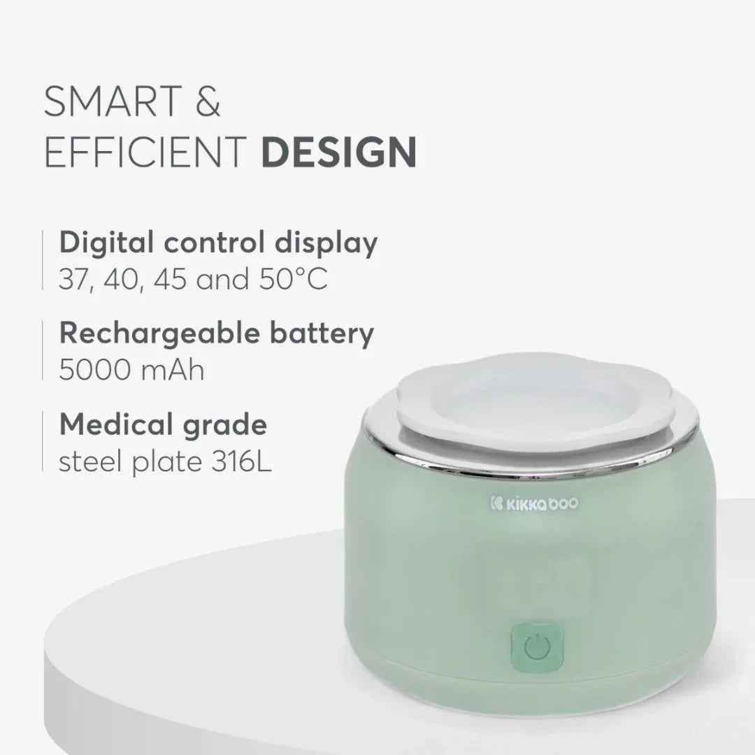 KikkaBoo® prijenosni grijač bočica Brent 2025 KikkaBoo® grijač bočica s baterijom Brent 2025