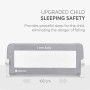 KikkaBoo® zaštitna ograda za krevet I am Safe 102cm Grey KikkaBoo® zaštitna ograda za krevet I am Safe 102cm Grey
