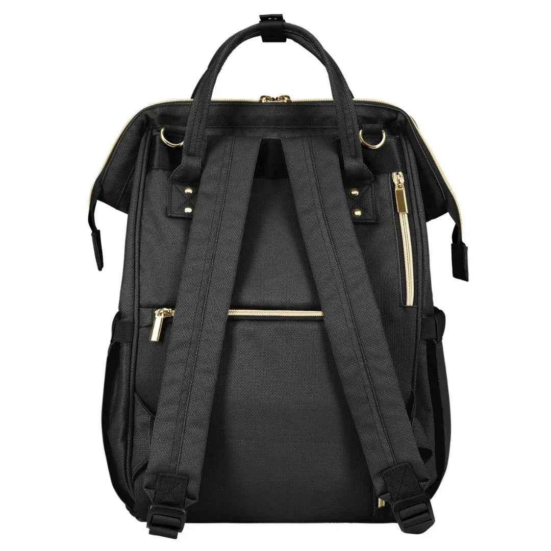 Ruksak za previjanje s podlogom KikkaBoo Siena Black Gold