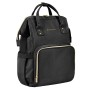 Ruksak za previjanje s podlogom KikkaBoo Siena Black Gold