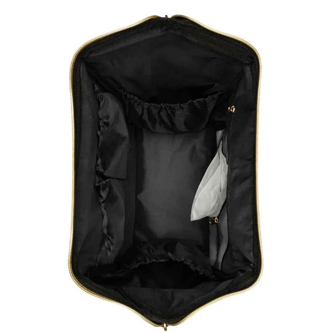 Ruksak za previjanje s podlogom KikkaBoo Siena Black Gold