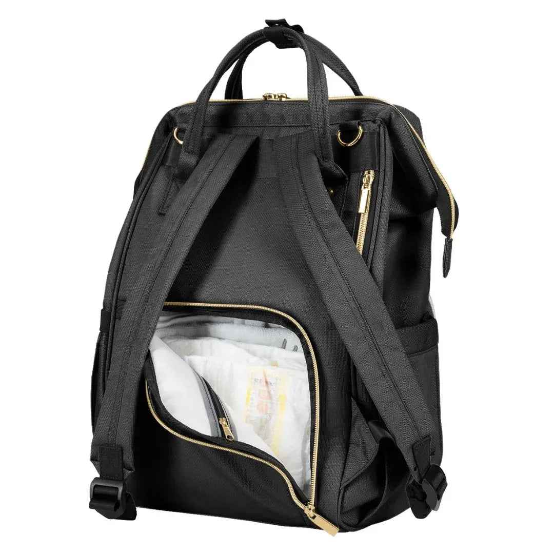 Ruksak za previjanje s podlogom KikkaBoo Siena Black Gold