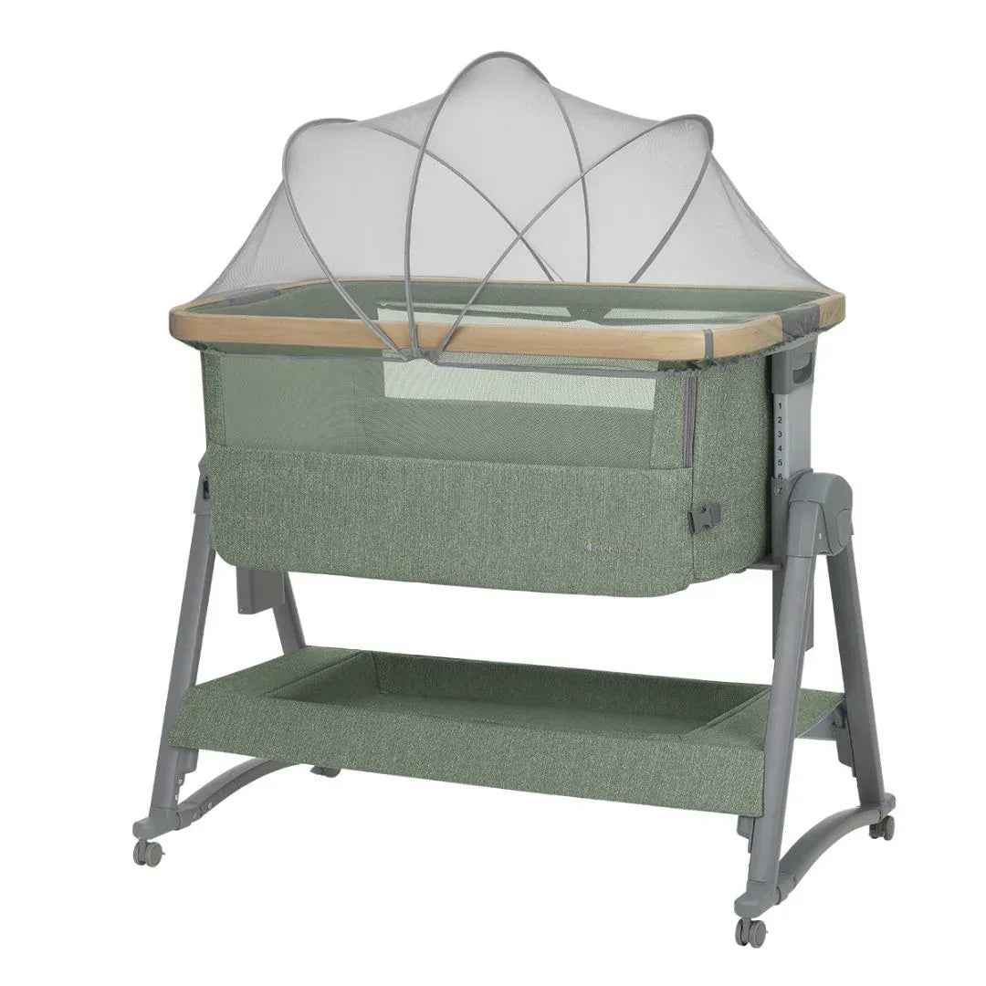KikkaBoo® prikrevetni krevetić Nanna 2 Army Green