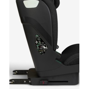 Avtosedež Isofix Kikkaboo i-SCOUT i-Size Black 100–150 cm Avtosedež Isofix Kikkaboo i-SCOUT i-Size Black 100–150 cm