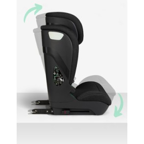 Avtosedež Isofix Kikkaboo i-SCOUT i-Size Black 100–150 cm Avtosedež Isofix Kikkaboo i-SCOUT i-Size Black 100–150 cm