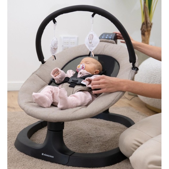 Električna ljuljačka za bebe Kikkaboo ZAZU Beige