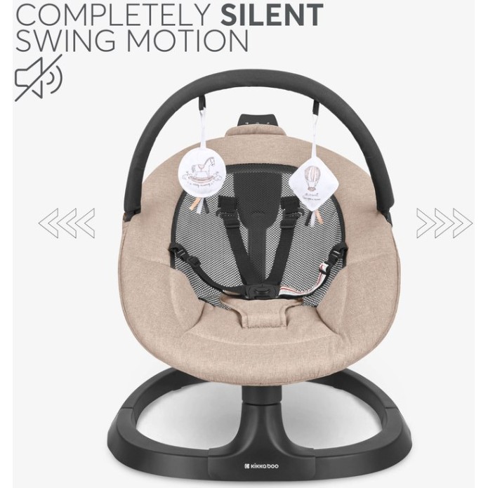 Električna ljuljačka za bebe Kikkaboo ZAZU Beige