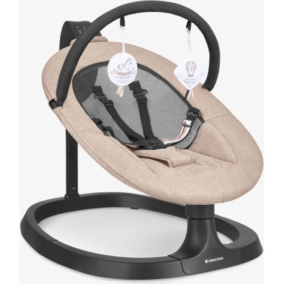 Električna ljuljačka za bebe Kikkaboo ZAZU Beige