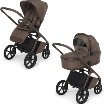 2u1 Commander Duo kolica za sve terene u toploj Cinnamon Brown nijansi
