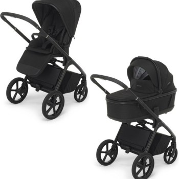 Dječja kolica COMMANDER DUO Onyx Black s većim kotačima i Lift sustavom