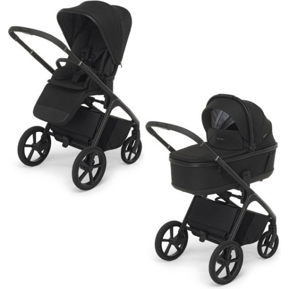 Dječja kolica COMMANDER DUO Onyx Black s većim kotačima i Lift sustavom