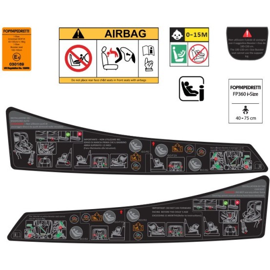 Autosjedalica FP360° i-Size Black - autosjedalica 40-150 cm Autosjedalica FP360° i-Size Black - autosjedalica 40-150 cm