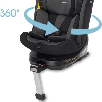 Autosjedalica 40-150 cm 360°  ITURN i-Size Black