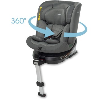 Autosjedalica od rođenja do 12 godina ITURN i-Size 360° Grey