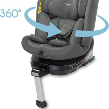 Autosjedalica od rođenja do 12 godina ITURN i-Size 360° Grey