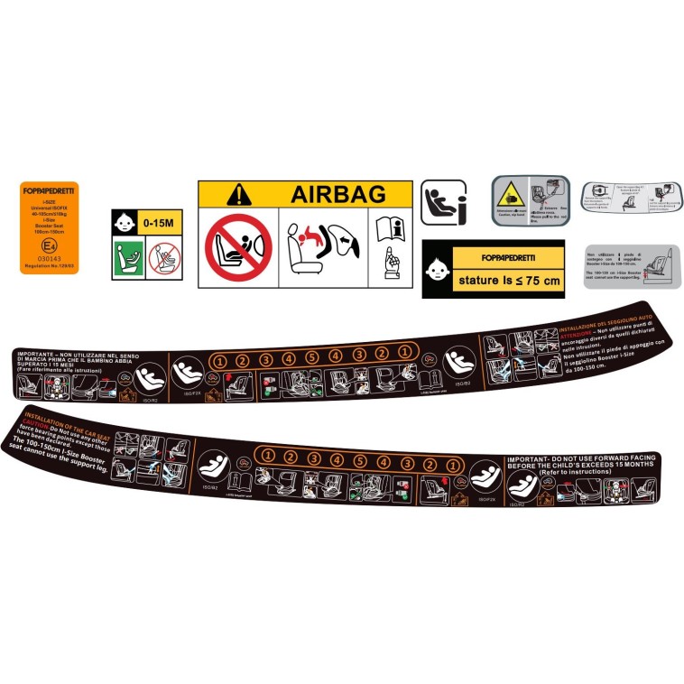 Autosjedalica ITURN i-SIze 360° Grey 40-150 cm Autosjedalica ITURN i-SIze 360° Grey 40-150 cm