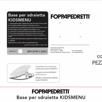 Drvena hranilica i ležaljka KIDSMENU Pink Drvena hranilica i ležaljka KIDSMENU Pink