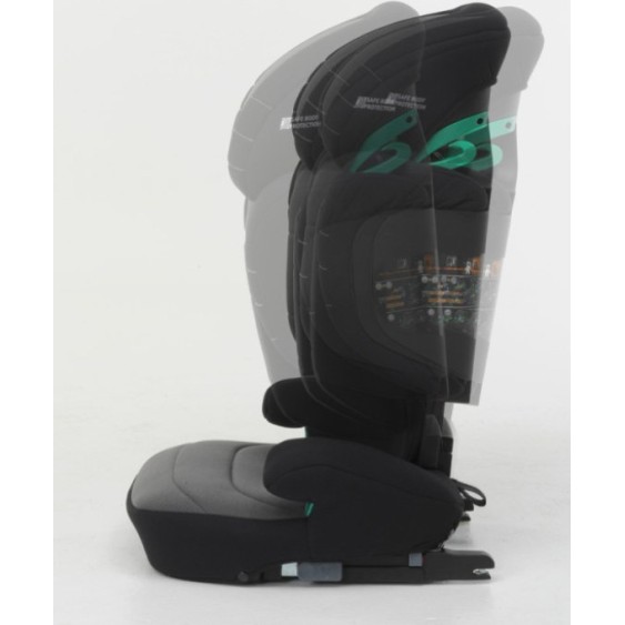 Avtosedež OPEN i-SIze Black 100-150 cm