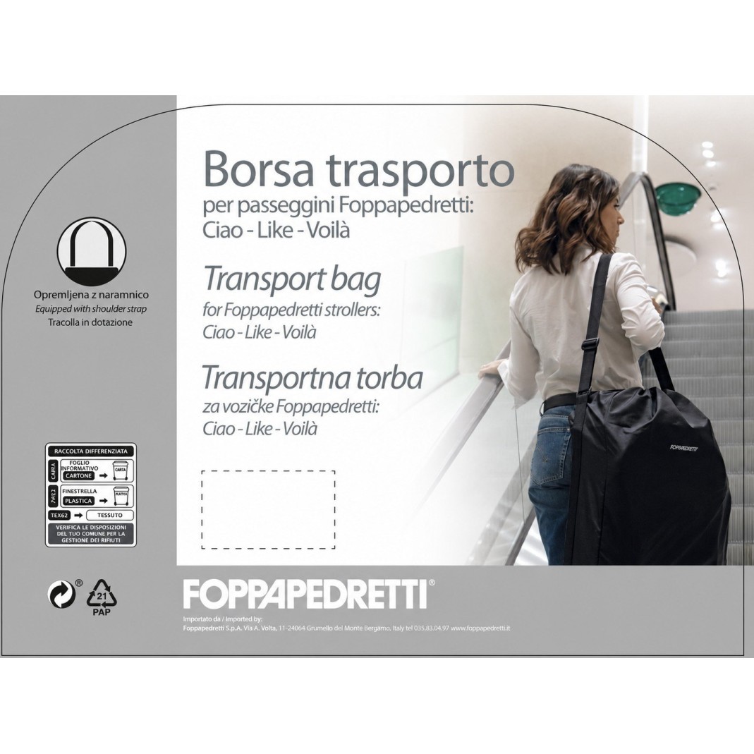Transportna torba za voziček in avtosedež Transportna torba za voziček in avtosedež