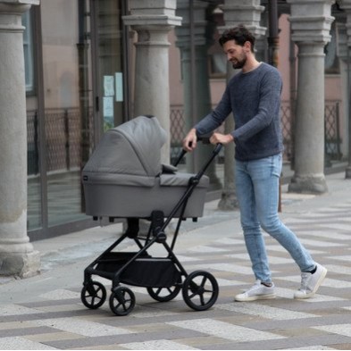 Kompakten voziček 2v1 Duo SPRITZ Titanium