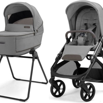 Kolica 2u1 s velikom košarom APTICA DUO Crystal Grey