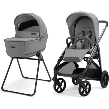 Kolica 2u1 s velikom košarom APTICA DUO Crystal Grey