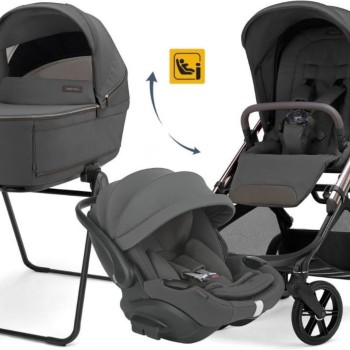 Dječja kolica APTICA 4u1 DARWIN RECLINE EVO Marble Grey
