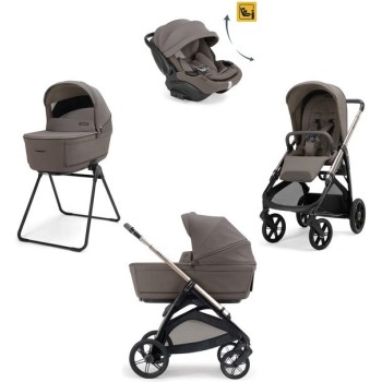 Kolica 4u1 APTICA DARWIN RECLINE EVO Essence Mokka s konstrukcijom Palladio Black