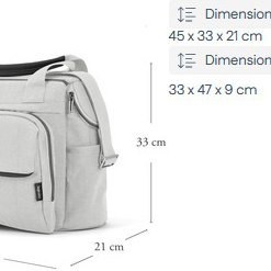 Modularna torba za prematanje Aptica DUAL BAG Crystal Grey Modularna torba za prematanje Aptica DUAL BAG Crystal Grey