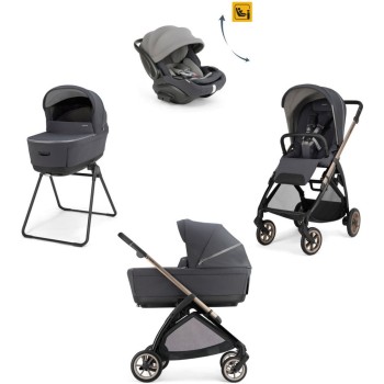 ELECTA DARWIN RECLINO EVO kolica 4u1 Garage Grey / Bronze Black