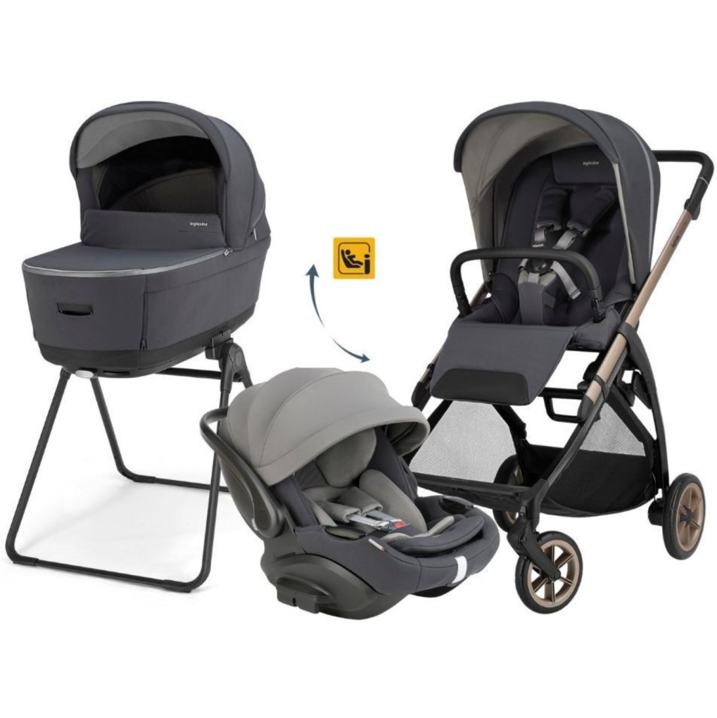 ELECTA DARWIN RECLINO EVO kolica 4u1 Garage Grey / Bronze Black ELECTA DARWIN RECLINO EVO kolica 4u1 Garage Grey / Bronze Black