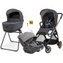 ELECTA DARWIN RECLINO EVO kolica 4u1 Garage Grey / Bronze Black ELECTA DARWIN RECLINO EVO kolica 4u1 Garage Grey / Bronze Black