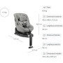 Dječja autosjedalica DARWIN NEXT STAGE I-SIZE Vulcan Black 40-105 cm Dječja autosjedalica DARWIN NEXT STAGE I-SIZE Vulcan Black 40-105 cm