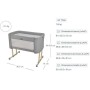 Obposteljna posteljica Welcome Bed Baku Grey Obposteljna posteljica Welcome Bed Baku Grey