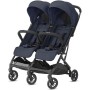 Dječja kolica za blizance TWIN SKETCH Black Navy