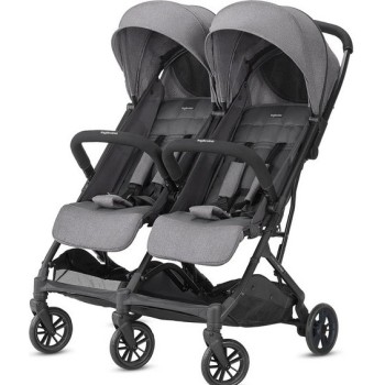 Dječja kolica za blizance Inglesina TWIN SKETCH Black Grey