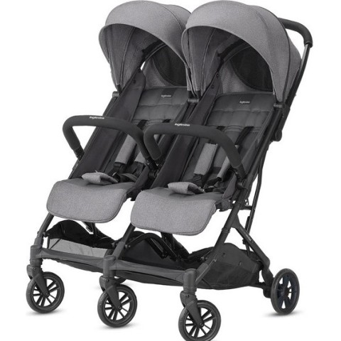 Dječja kolica za blizance Inglesina TWIN SKETCH Black Grey Dječja kolica za blizance Inglesina TWIN SKETCH Black Grey