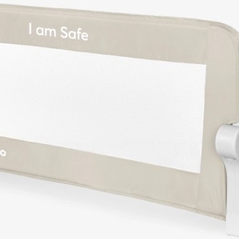 I Am Safe bež zaštita za krevetić 102 cm