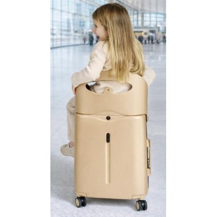 Putni kofer sa sjedalom CARRY ON Champagne Gold