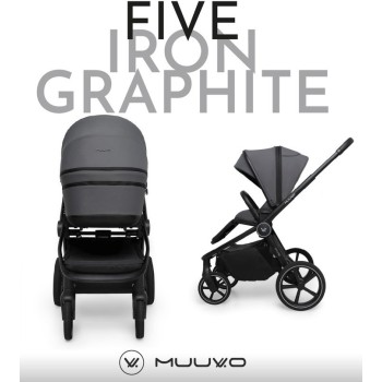 Kolica 2u1 FIVE Iron Graphite