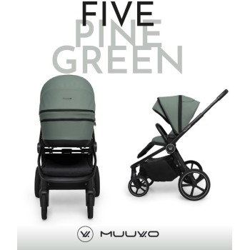 Dječja kolica 2u1 FIVE Fine Green
