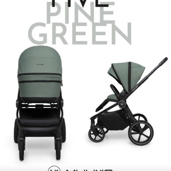 Otroški voziček 2v1 FIVE Pine Green