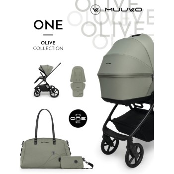 Dječja kolica 2u1 ONE Olive za udobnost tijekom cijele godine