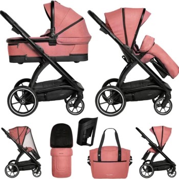Dječja kolica 2u1 TRICK Pure Pink
