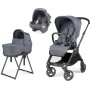 Peg Switch Flex Lounge Nordic Blue - otroški voziček 3v1 Switch Flex Lounge Nordic Blu
